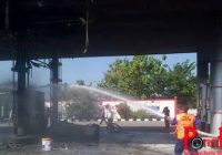 Terjadi Kebakaran Di SPBU Banda Aceh Waktu Warga Tengah Isi BBM