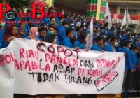 Aksi Demo Di Riau Berlangsung Ricuh