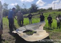 Puing Serpihan Roket China Jatuh di Tanah Kalbar