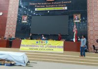 Mahasiswa Datangi Ruang Paripurna DPRD Sumut, Tolak UU Cipta Kerja