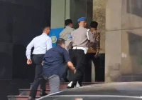 Kedatangan Mentan Syahrul Yasin Limpo ke Polda Metro Jaya