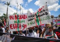 Demo Pro Kontra hak Angket Pemilu 2024